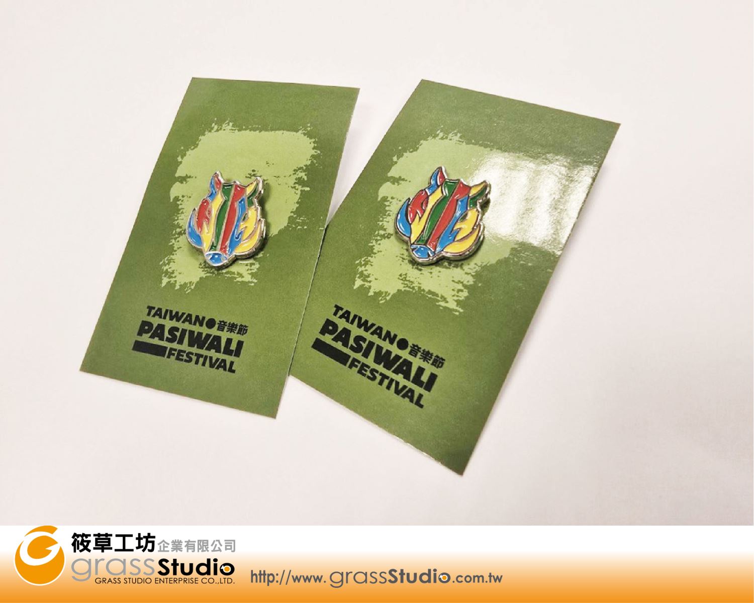 音樂節-鋅合金烤漆胸章