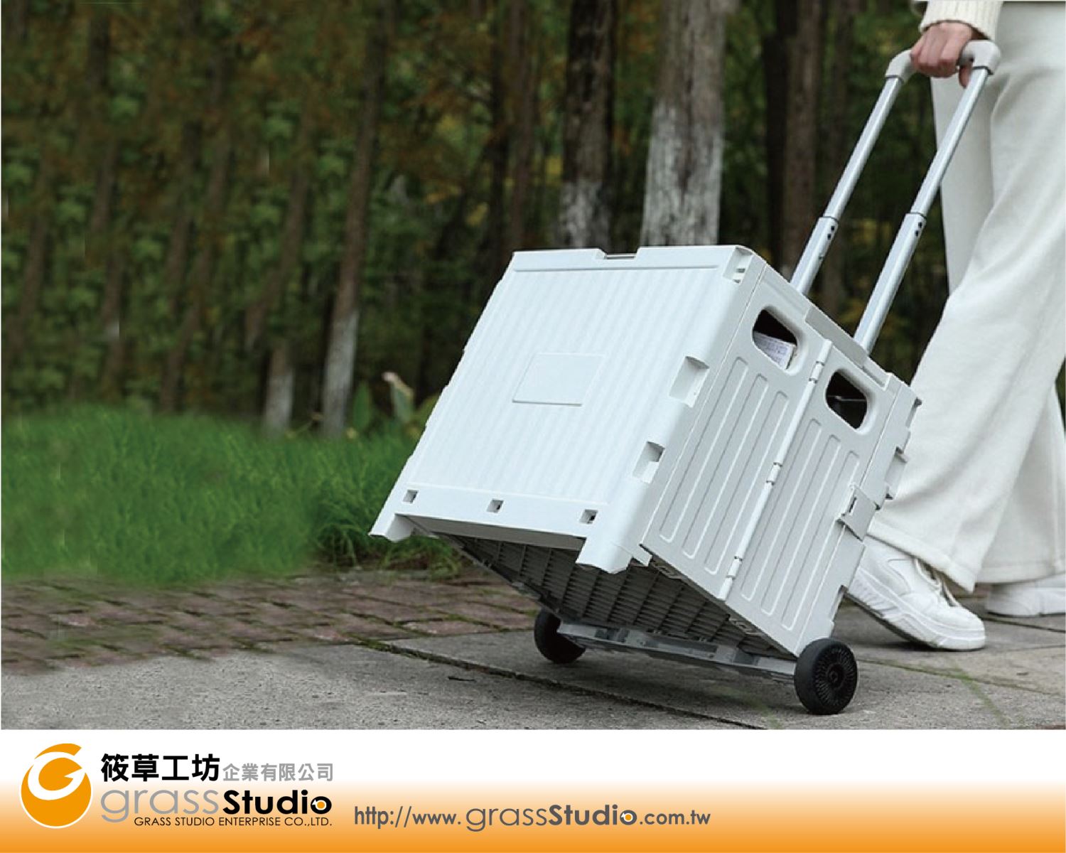 折疊收納手拉車(二輪)