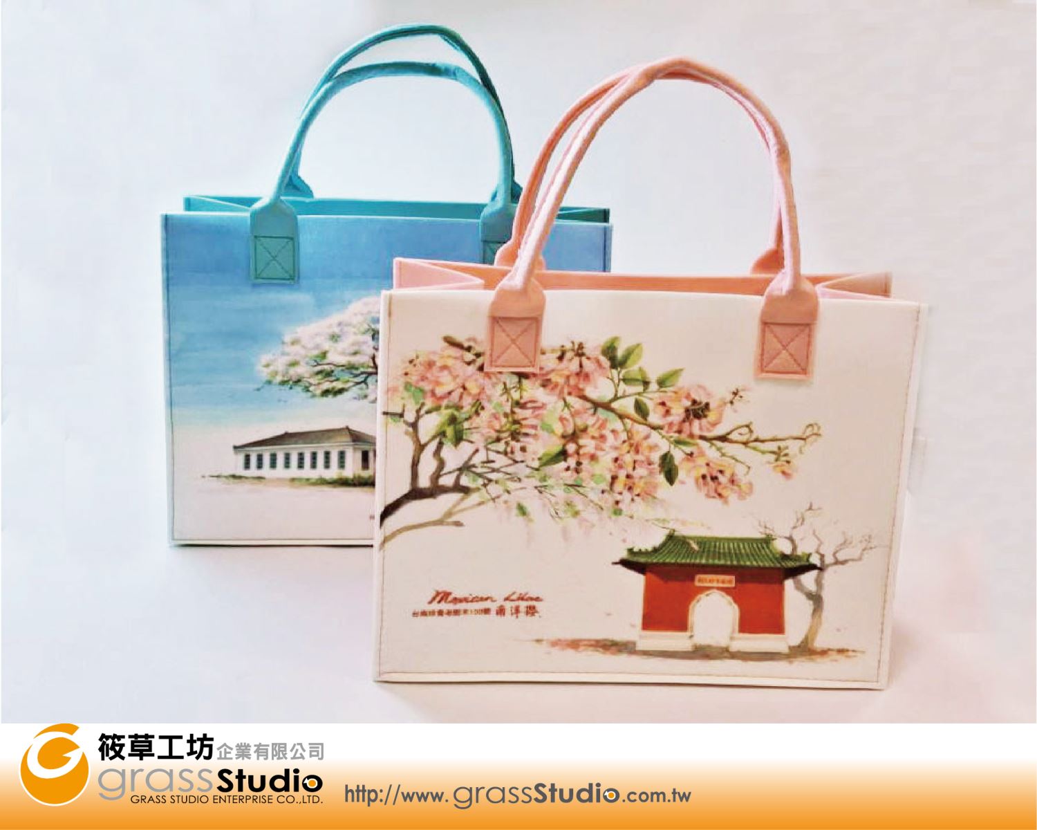 南洋櫻-毛氈布提袋