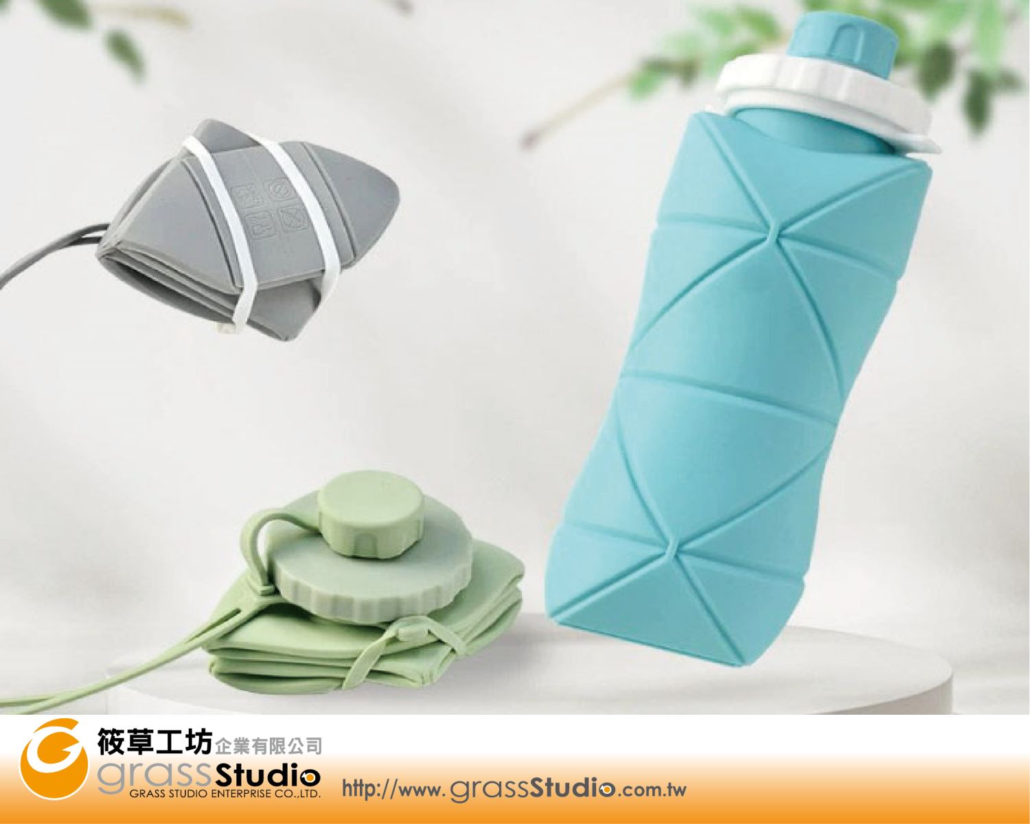 矽膠折疊運動水壺