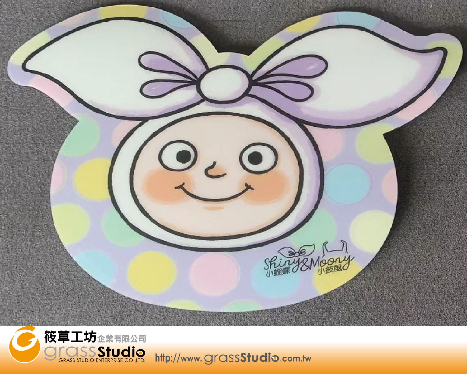 小蝴蝶/小披風-造型EVA泡棉滑鼠墊(PVC)