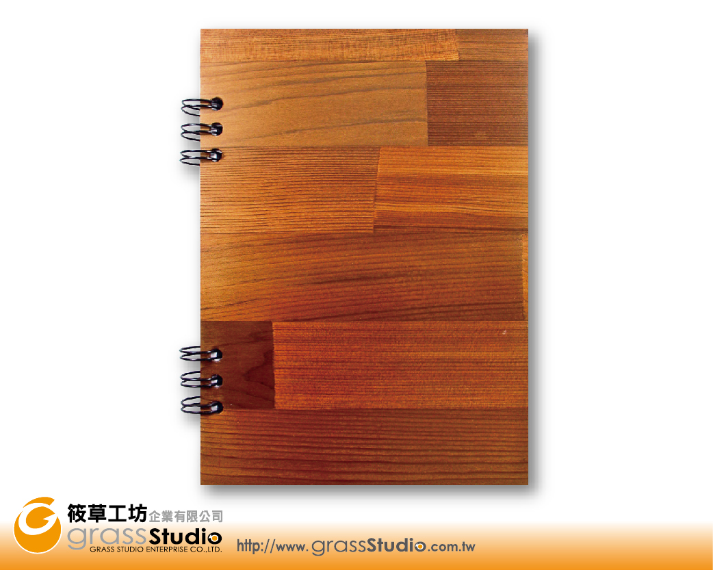 客製化木板封面筆記本