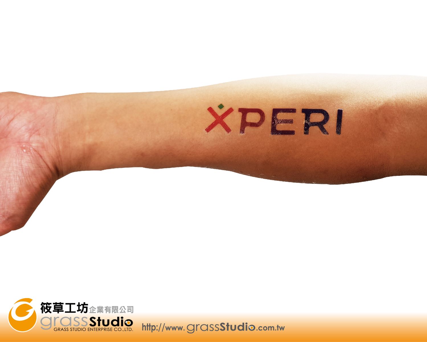 XPERI-透明紋身貼紙