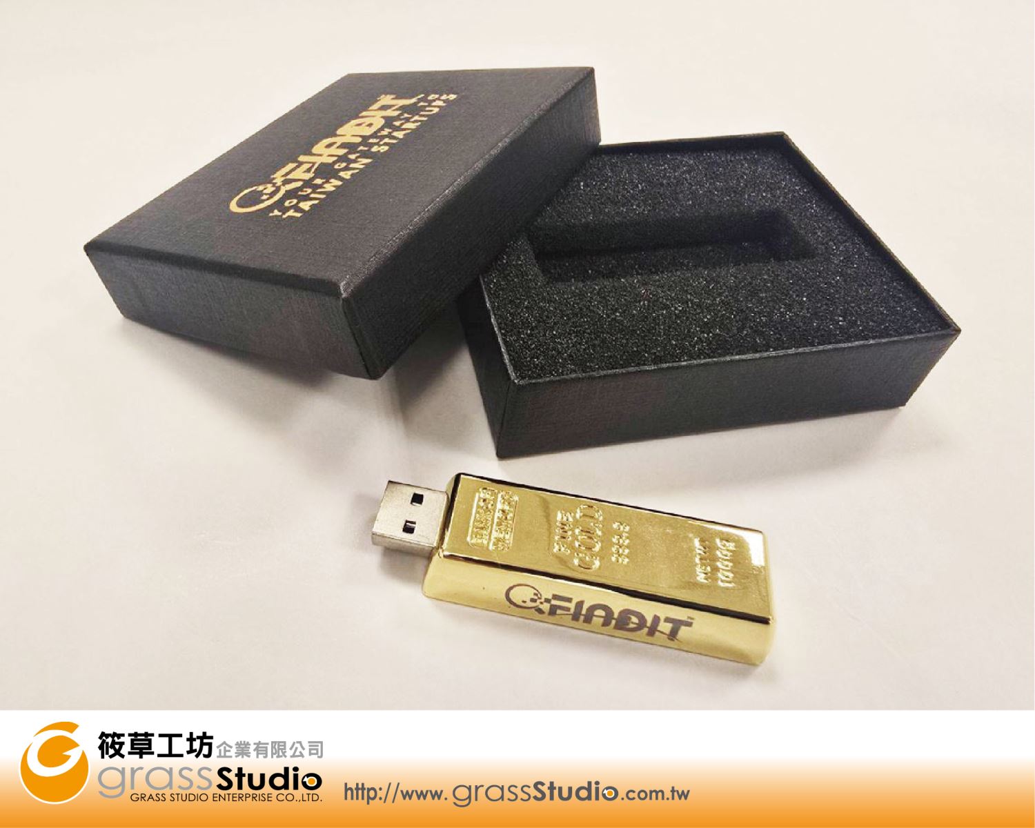 FIADIT-GB100 仿金塊隨身碟